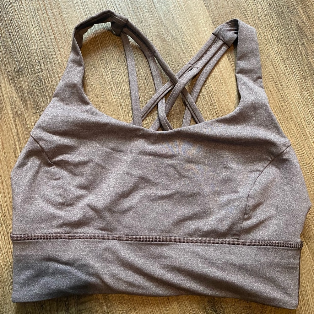 Energy longline sports bra